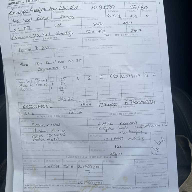 1997 Kanal Bedeli Ödememin Kabul Edilmemesi Ve 167.000 TL Ek Ücret Talebi