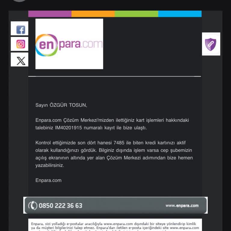 Enpara’da Sistemsel Kart Hatası Banka Kartı Alışverişi Kredi Kartına Yansıtıldı