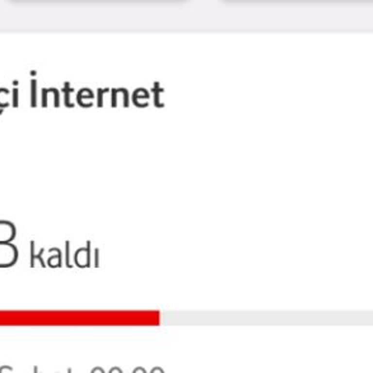 Vodafone İnternet Paketi Hızlı Ve Açıklanamayan Düşüşe Şikayet