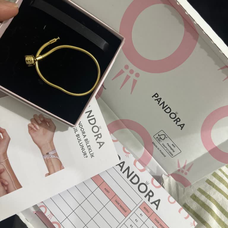 Pandora Bileklik Sertifikasız Gönderildi