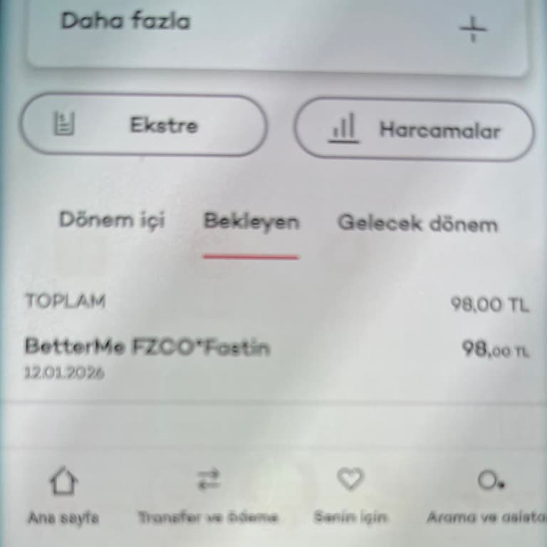 Betterme Fzco Spot'tan İzinsiz Çekim, Üyelik İptali Ve Kart İadesi Talebi