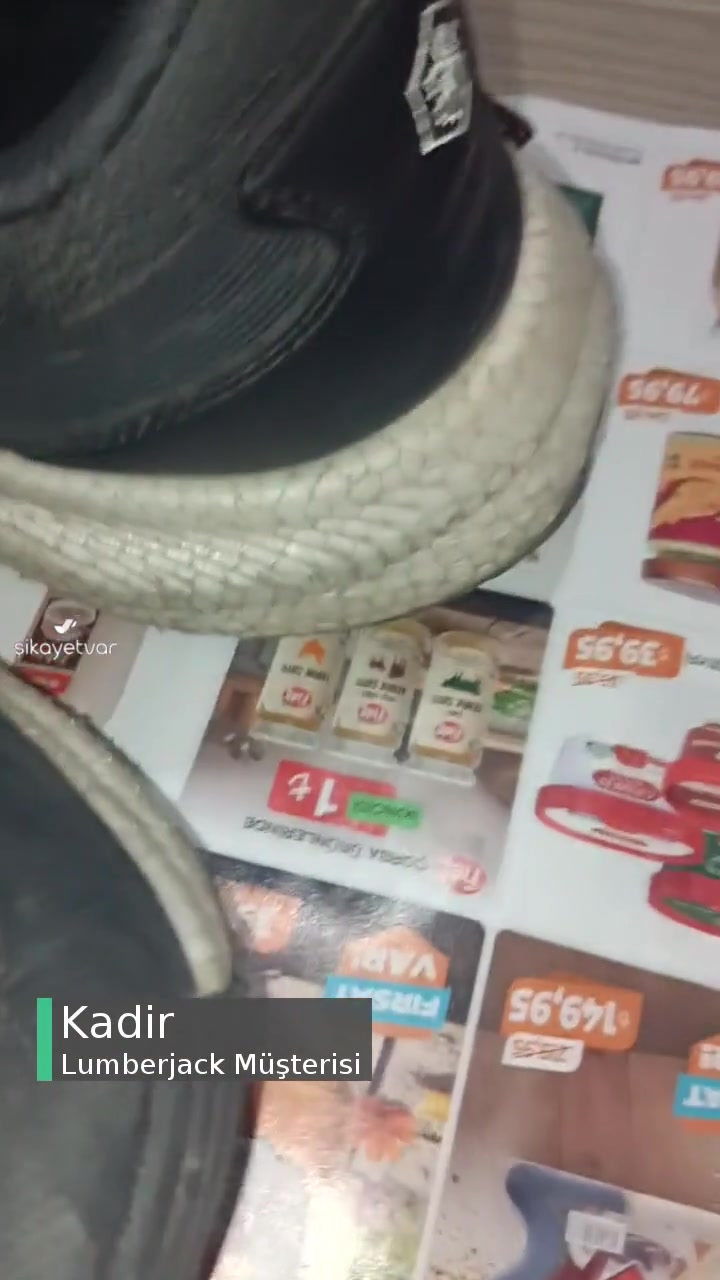 Lumberjack Ayakkabı Sorunu! videonun kapak resmi