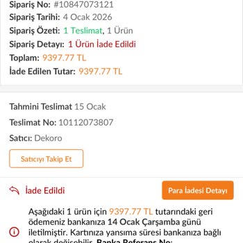 Trendyol'da Keyfi Sipariş İptali Ve Fiyat Artışı Nedeniyle Maddi Zarar
