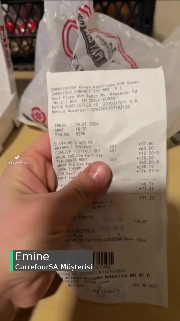 Carrefour SA Yenmeyecek Halde Bayat Tatlı Satıyor! videonun kapak resmi