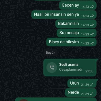 Gönderilmeyen 2000 TL’lik Deri Ceket İçin Hızlı İade Talebi