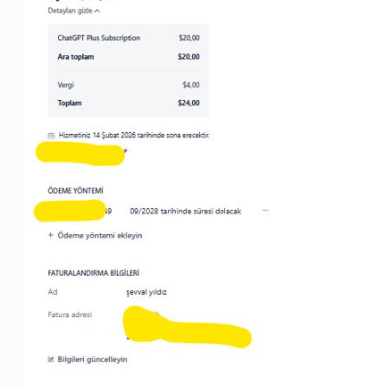 ChatGPT Plus Aboneliği İptal Edildiği Halde Ücret Çekildi