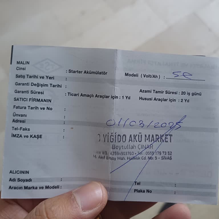 Garanti Kapsamındaki Akünün Erken Bozulması Ve Yetersiz Müşteri Desteği