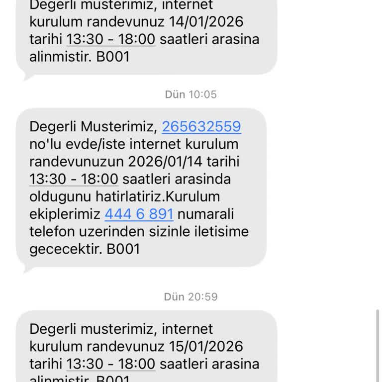 Onaysız Randevu Değişikliği Ve Müşteri Hizmetleri Çözüm Talebi