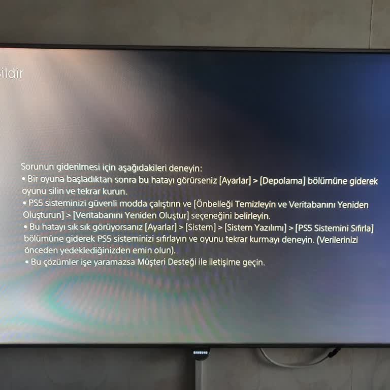 Hepsiburada'dan Alınan PlayStation'da Sürekli Arıza Ve İade Talebi