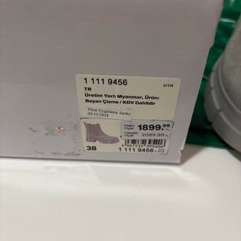 Deichmann Botunda Açılan Kırılma Ve Ağrılı Kusur Nedeniyle İade Talebi