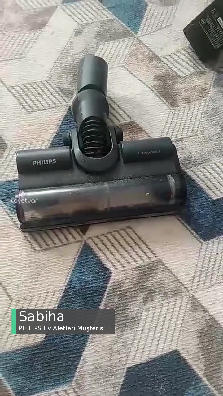 Philips Dik Süpürge Başlığı Yırtıldı! videonun kapak resmi