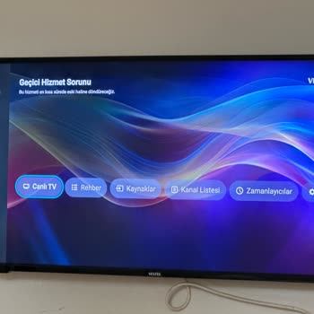 Vestel Televizyonda Tekrarlayan Geçici Hizmet Sorunu Ve Ücretsiz Onarım İsteği