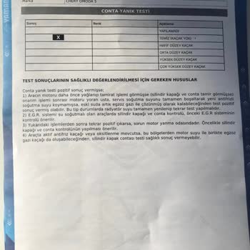 Tam Kapsamlı Ekspertizde Görülmeyen Ön Disk Yamukluğu Ve Şirketin Sorumluluk Reddi