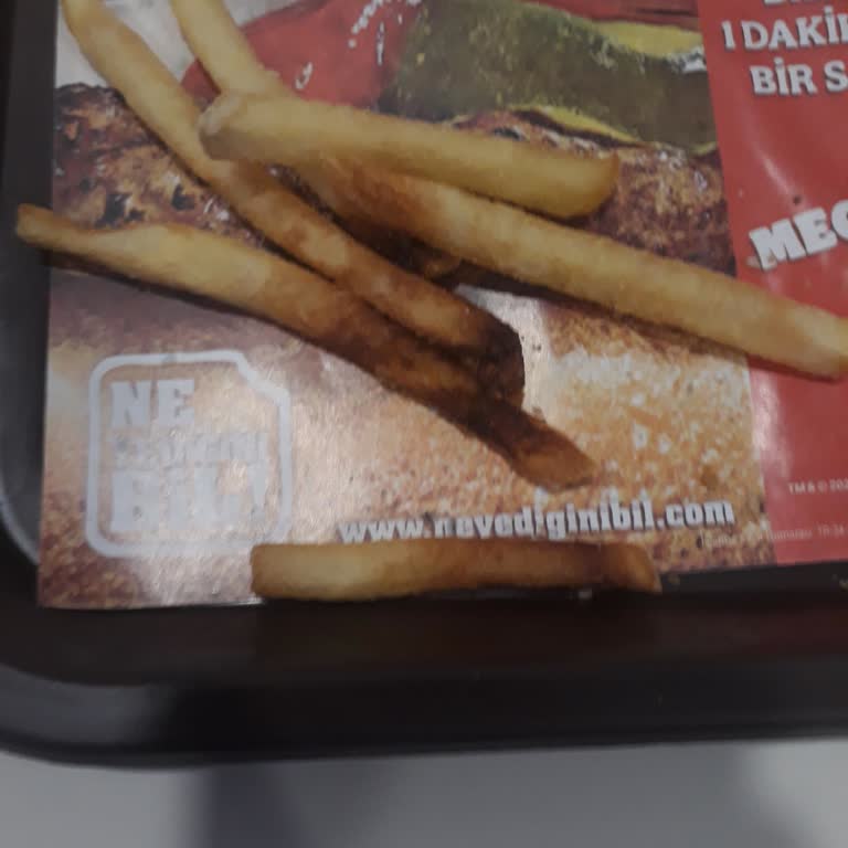 Denizli Horizon Garden Burger King Şubesinde Yanık Ve Sert Patates Kızartması İade Talebi