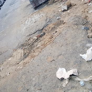 Barbaros Hayrettin Paşa Mahallesinde Yol Çökmesi Ve Çamur Sorunu