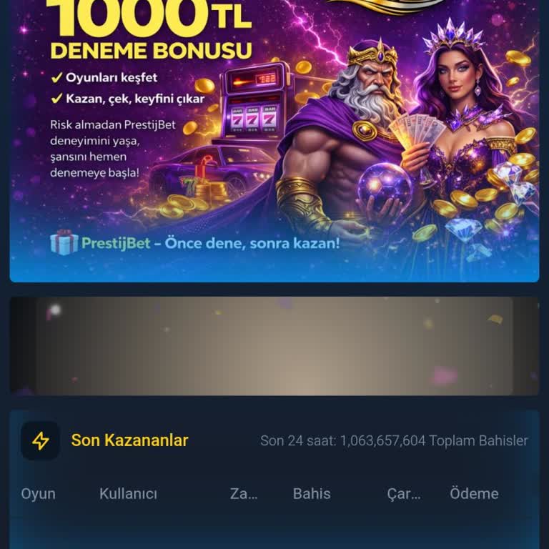 Prestijbet Bonusuyla Yüzde Yirmi Yatırım Şartı Sonrası Çekim Sorunu ve Hesap Engellemesi