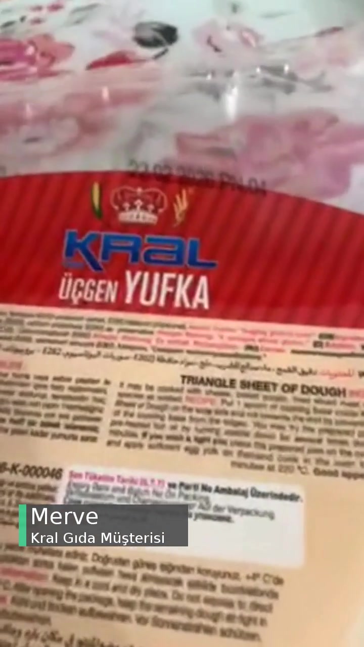 Kral Gıda Üçgen Yufkada Küf Koku videonun kapak resmi