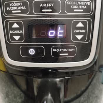 Airfryer Aniden Çalışmayı Durdurdu Ve Hata Verdi, Değişim Veya İade Talebi