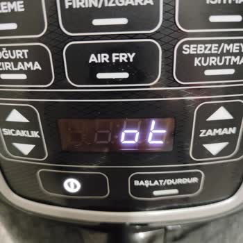 Airfryer Aniden Çalışmayı Durdurdu Ve Hata Verdi, Değişim Veya İade Talebi