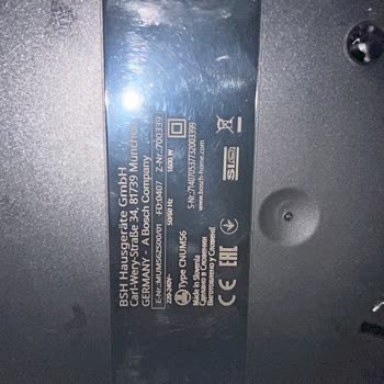 Bosch Hamur Yoğurma Makinesi Aparatı Takılmıyor, Servis Süreci Uzun Ve Hasarlı