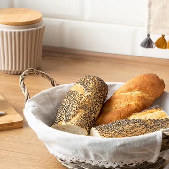 English Home Hasır Ekmek Sepeti İkinci Yıkamada Yırtıldı