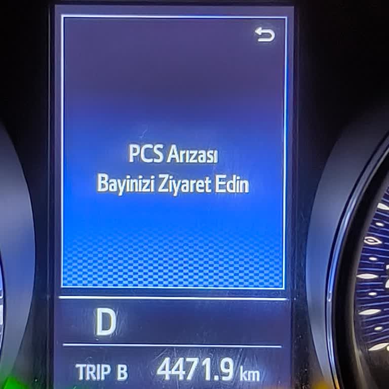 Toyota C-HR Aracımda Pcs Arızası İçin Aşırı Maliyet ve Çözüm Sunulmaması