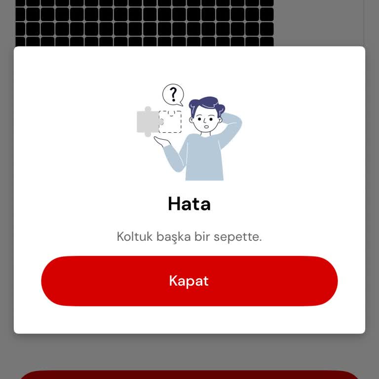 Passo Uygulamasında Koltuk Ekleme Hatası Bilet Alımını Engelliyor