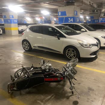 Hastane Otoparkında Motosikletime Şiddetli Zarar Verildi, Sorumluluk Alınmadı