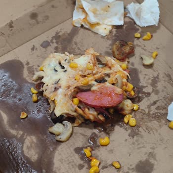 Islak Ve Dağılmış Pizza, Gecikmeli Ve Kalitesiz Sunum