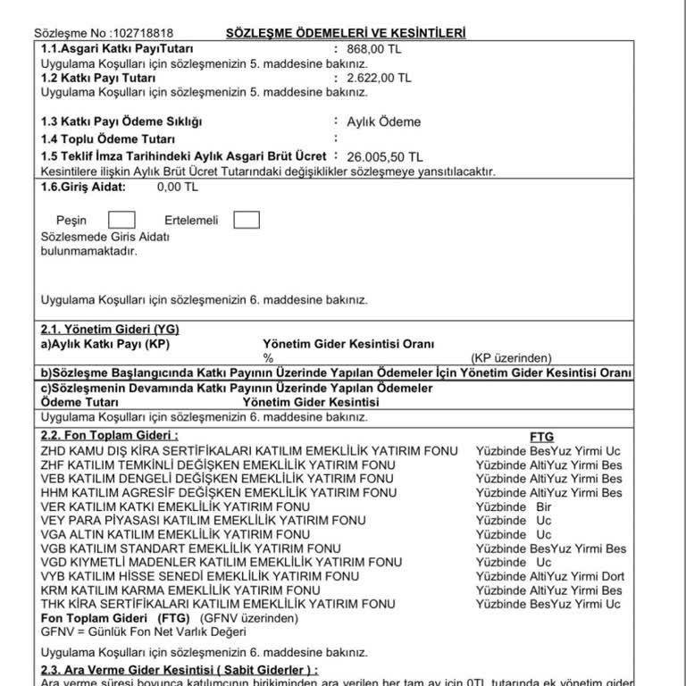 Giriş Aidatı Kesintisinin Dayanağına Dair Açıklama Talebi