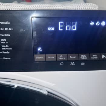 Sıfır Çamaşır Makinesinde Sıkma Sorunu Ve Ürün Değişimi Talebi