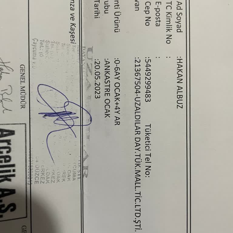 Ek Garantim İhlal Edildi, Ücretli Değişim İstendi