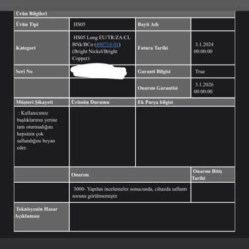 Dyson Airwrap’ta Sürekli Başlık Sallanması Ve Garanti Sonrası Ücret Talebi