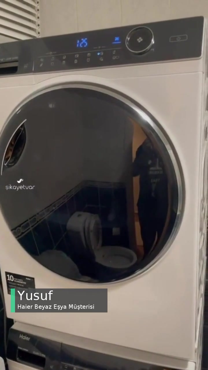 Haier Kurutma Makinesi Çok Sesli Çalışıyor, Çözüm Üretilmiyor videonun kapak resmi