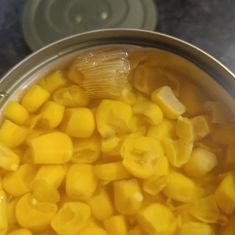 Tat Tatlı Mısır Konservesinde Yabancı Madde Bulunması