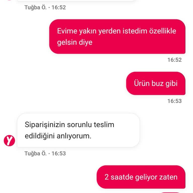 Soğuk Gelen Sipariş, Para İadesi Reddi Ve Müşteri Hizmetleri İhmali