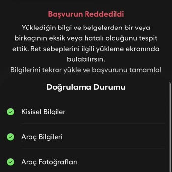 Sürücü Hesabım Kilitlendi, Sürekli Hata Ve Açıklama Yok