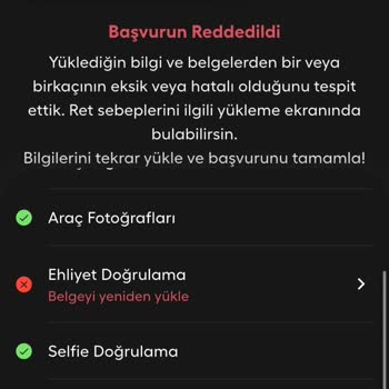 Sürücü Hesabım Kilitlendi, Sürekli Hata Ve Açıklama Yok