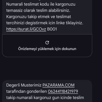 Sürat Kargo Erzurum Şükrüpaşa Şubesinde Yanıltıcı Teslimat Bildirimleri Ve Sürekli Gecikme