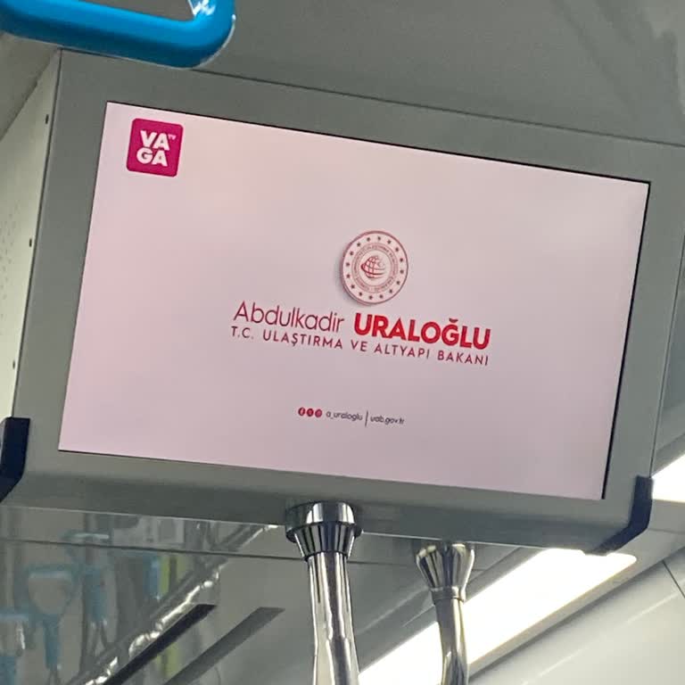 Marmaray Vagon Ekranlarında Sakinleştirici İçerik Talebi