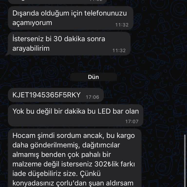 Eksik Ürün Teslimatı Ve İade Talebi
