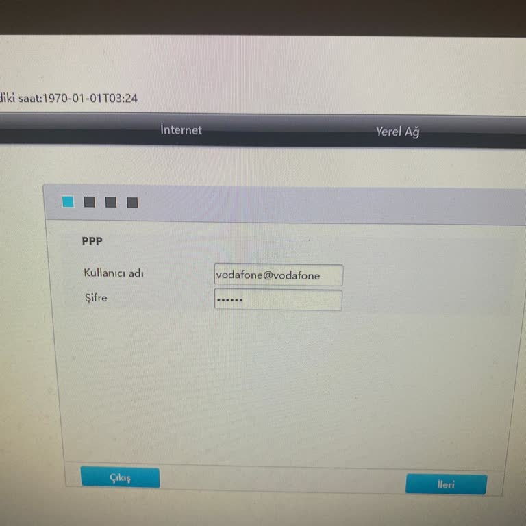 Vodafone PPP Şifresi Sürekli Siliniyor Ve 48 Saat Bekletiliyor