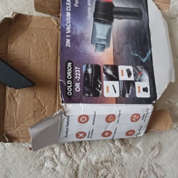 Reklamda Görünen Oto Araç Süpürgesi Gönderilmedi, Yanlış Ürün Ve Satıcıdan Cevapsızlık