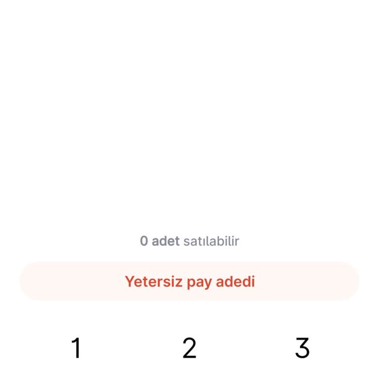 Midas Uygulamasında DFI Hissesi Satılamıyor: Yetersiz Pay Adedi Hatası