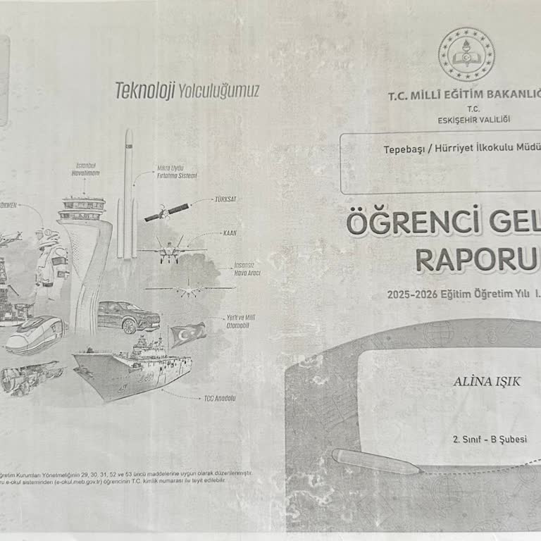 Öğrenci Gelişim Raporu Yetersiz, Notlu Karneye Dönülmesi Talebi