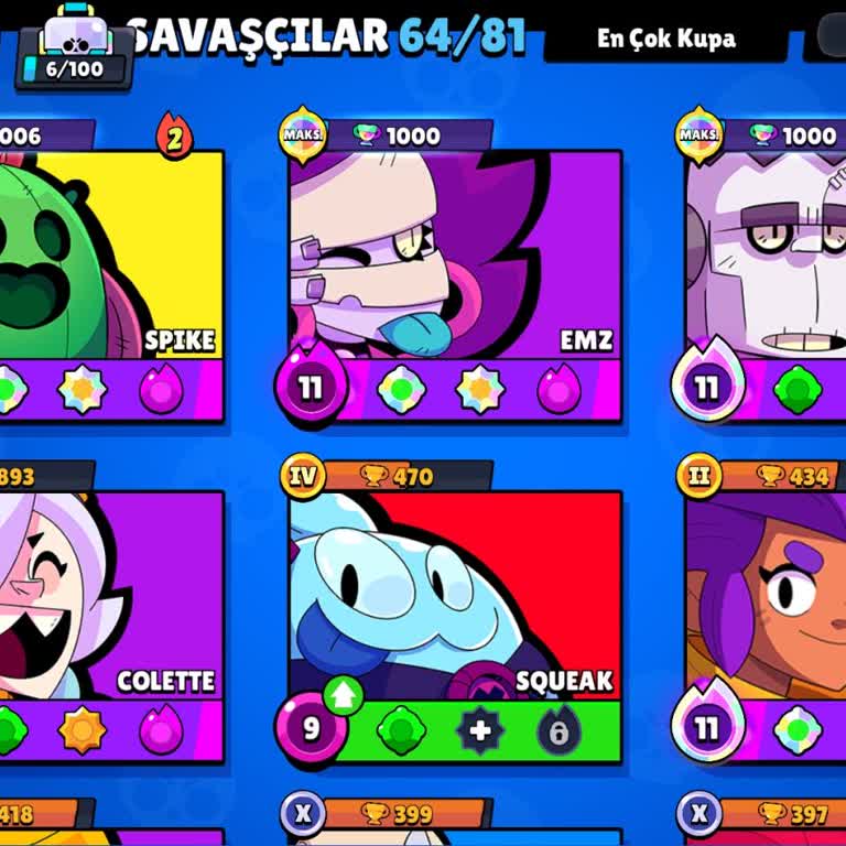 Supercell Brawl Stars Hesabımda Karakter Sayısı Hatalı Görünüyor