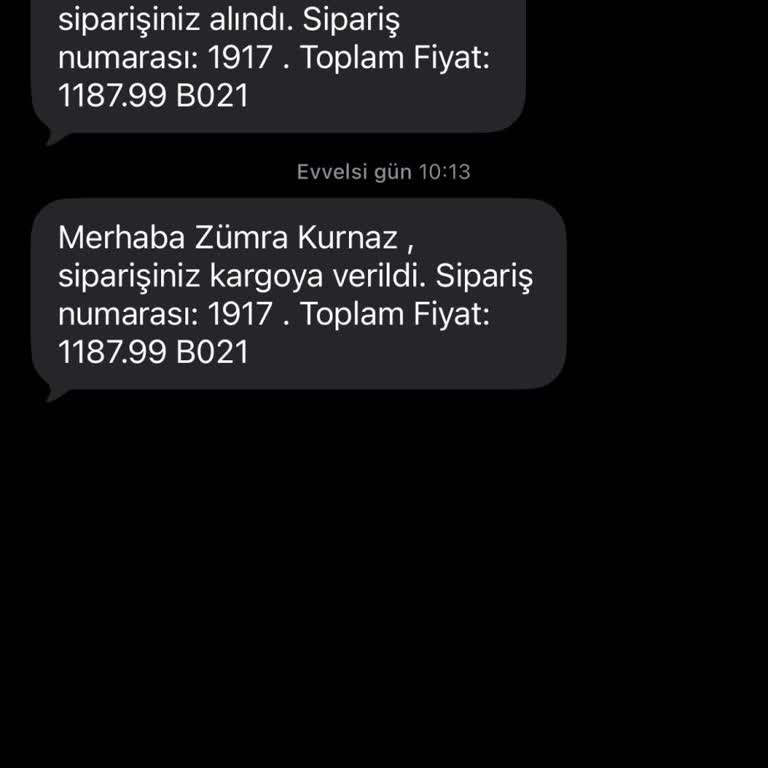 Kargoya Verildiği Söylenen 1.200 TL’lik Siparişime Takip Bilgisi Ve Yanıt Yok