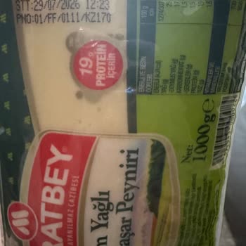 Muratbey Taze Kaşar Paketlerinin Şişmesi Ve Değişim Talebi