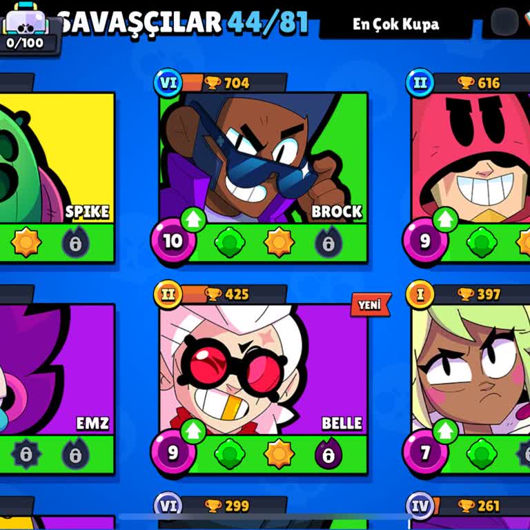 Brawl Stars Hesabımda Karakterlerim Eksik Görünüyor