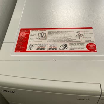 Regal Çamaşır Makinesinde Yanık Kokusu, Isıtma Sorunu Ve Servis Hasarı